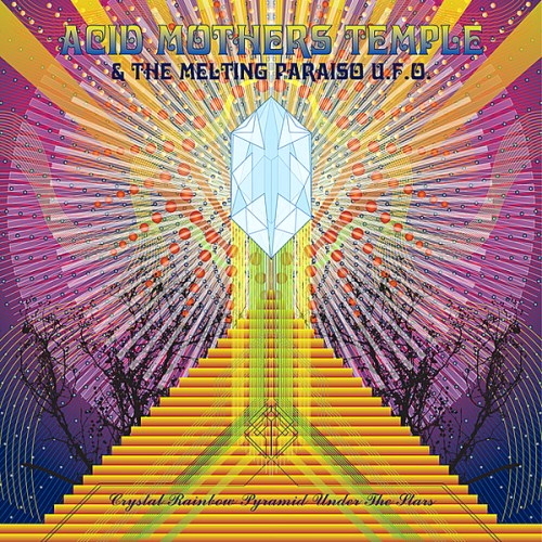 Crystal Rainbow Pyramid Under The Stars