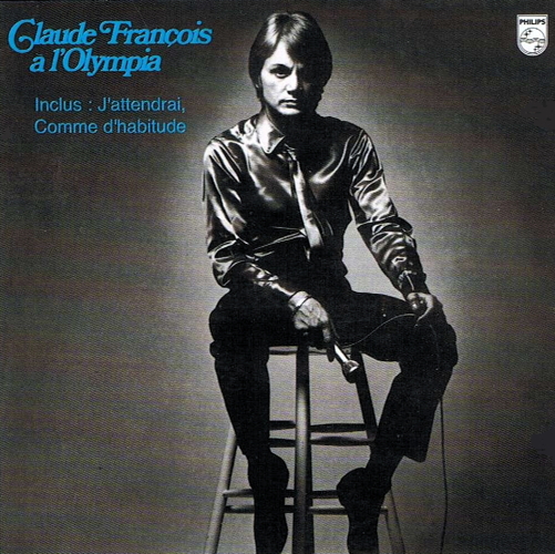 Pochette de Claude François à L'Olympia