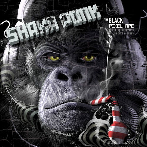 Pochette de The Black Pixel Ape (Drinking Cigarettes To Take A Break)