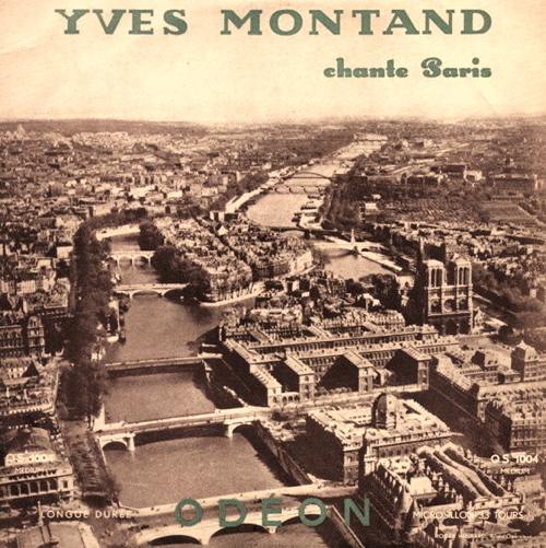 Pochette de Yves Montand ‎Chante Paris