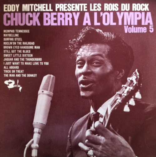 Pochette de Chuck Berry à L'Olympia