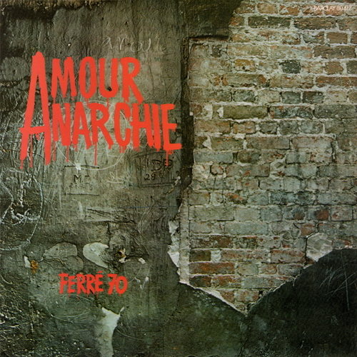 Pochette de Amour Anarchie