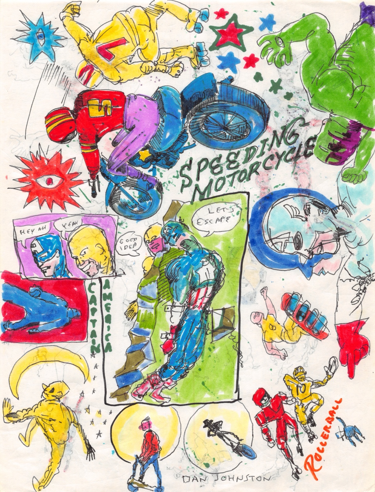 Speeding Motorcycle, Daniel Johnston