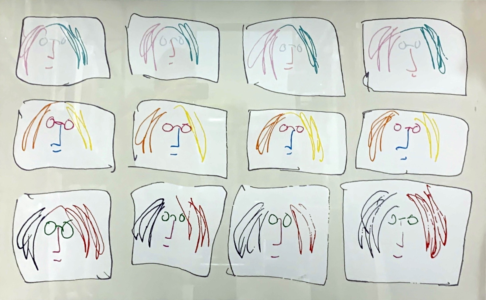 Douze autoportraits, John Lennon